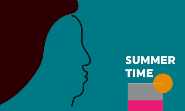 夏季聚会海报设计模板图片下载