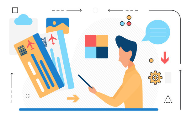 预订廉价的航空公司度假机票图片下载