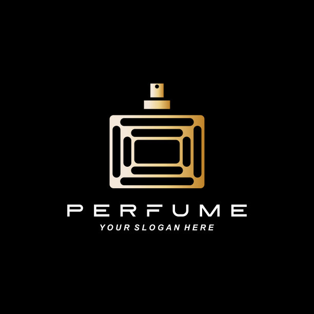 高档香水瓶设计、化妆品、美容、沙龙、公司产品插画、图片下载