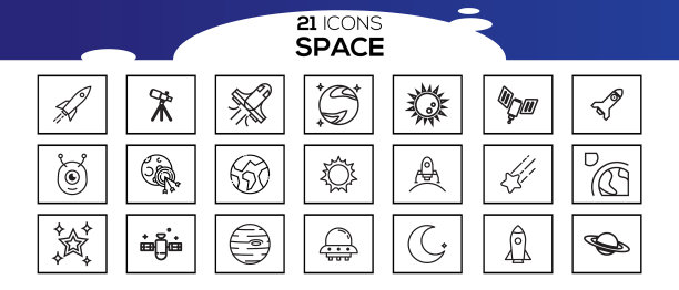 空格图标集合图片下载