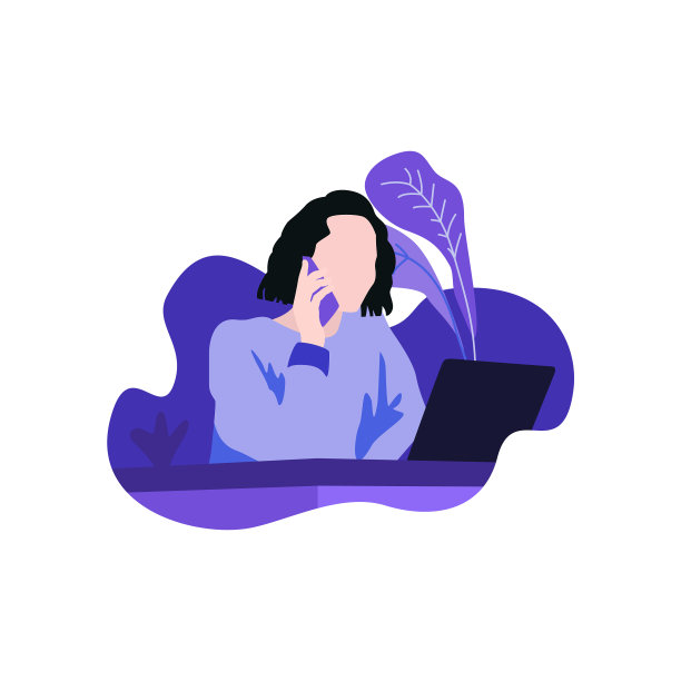 女人一边拿着手机一边看笔记本电脑图片下载