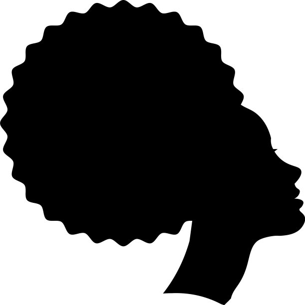 非洲漂亮女人与非洲发型肖像图片下载