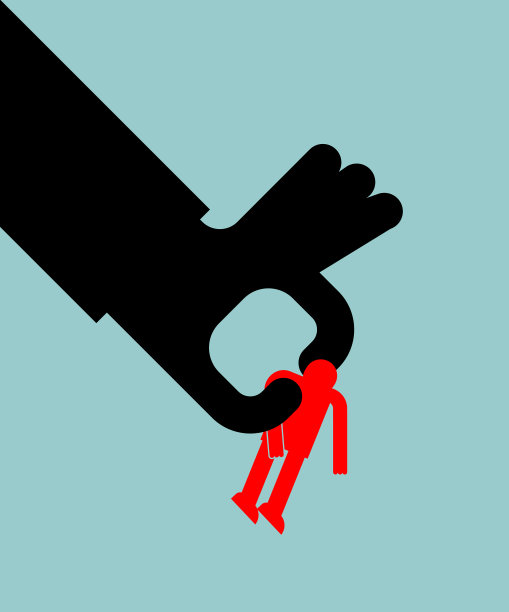 大手牵小手孤立人员图片下载