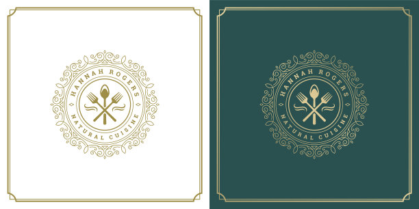 餐厅标志设计勺图片下载