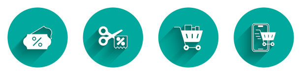 设置折扣百分比标签剪刀削减折扣图片下载