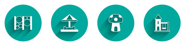 设置操场攀爬器材沙箱图片下载