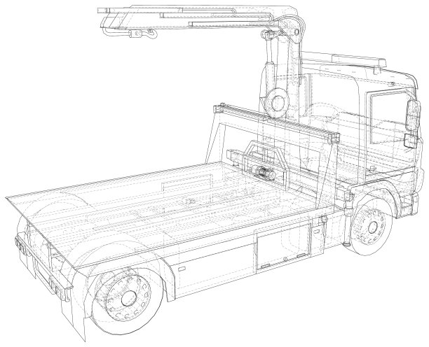 拖车处理运输故障和紧急情况图片下载
