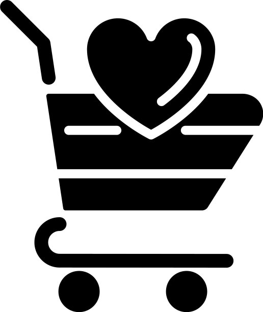 愿望列表黑色字形图标图片下载