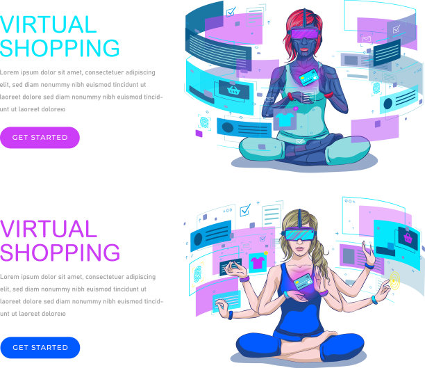虚拟购物元宇宙网站模板网站图片下载