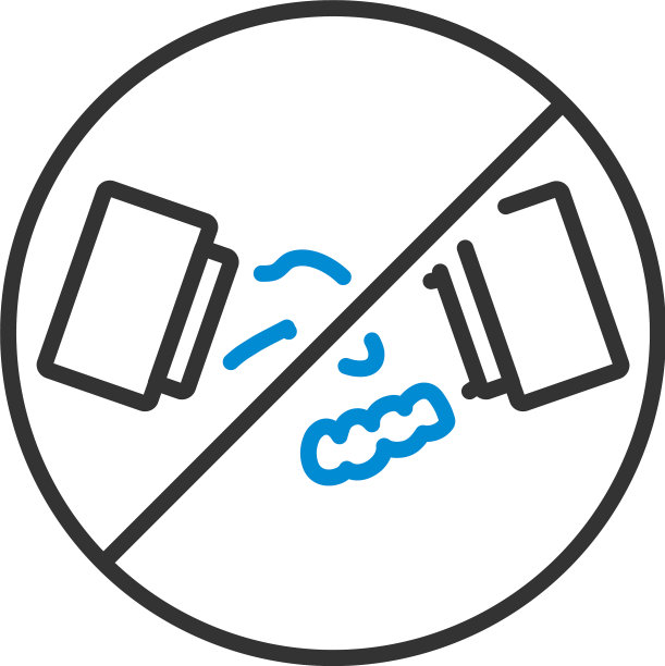 禁止握手图标图片下载