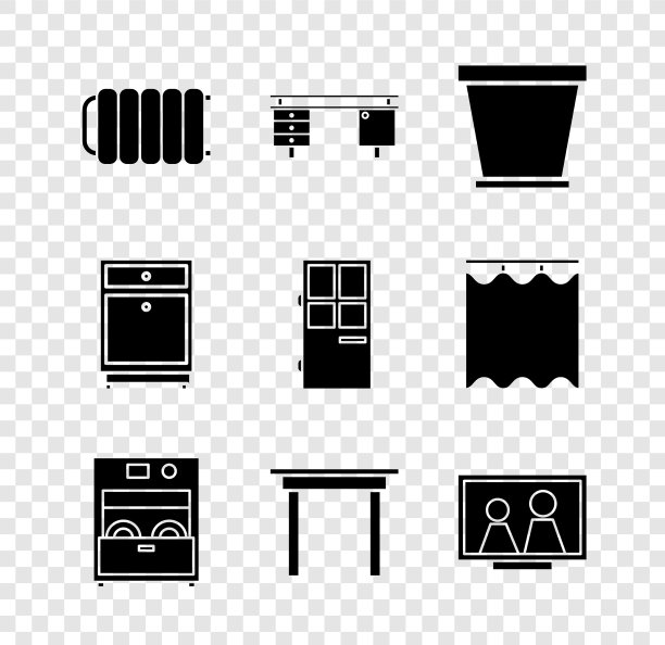 办公室办公桌花盆设置采暖散热器图片下载