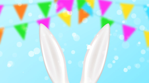 复活节快乐节日横幅图片下载