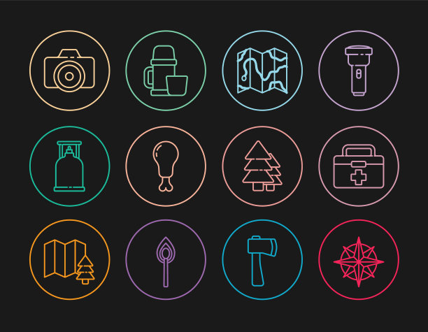 设定线风玫瑰急救箱的位置图片下载