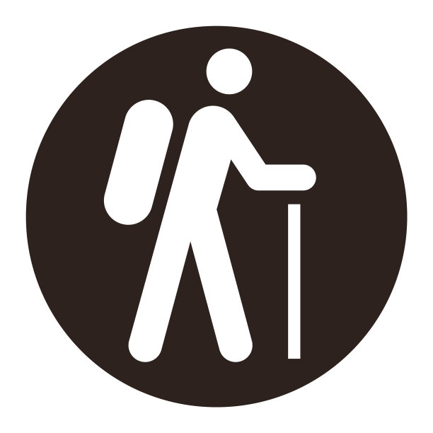 徒步旅行图标图片下载