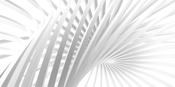 美丽的极简建筑抽象。3d渲染，3d插画。图片下载