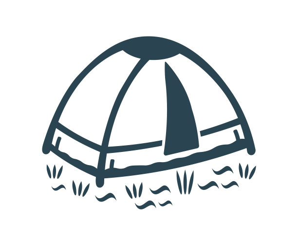 标志旅游帐篷和休闲图片下载