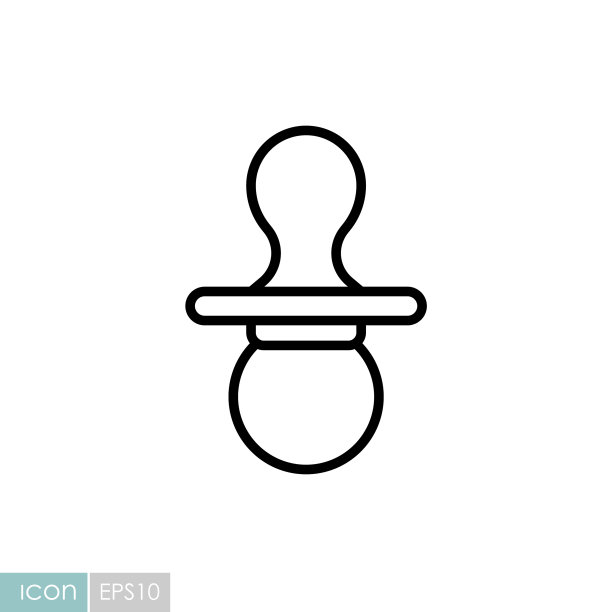 婴儿假乳头图标图片下载