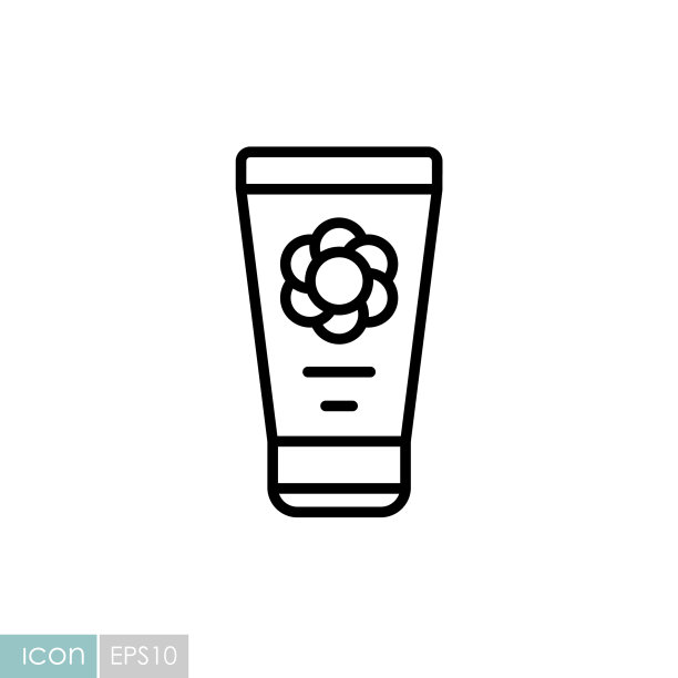 婴儿润肤霜图标图形符号为图片下载