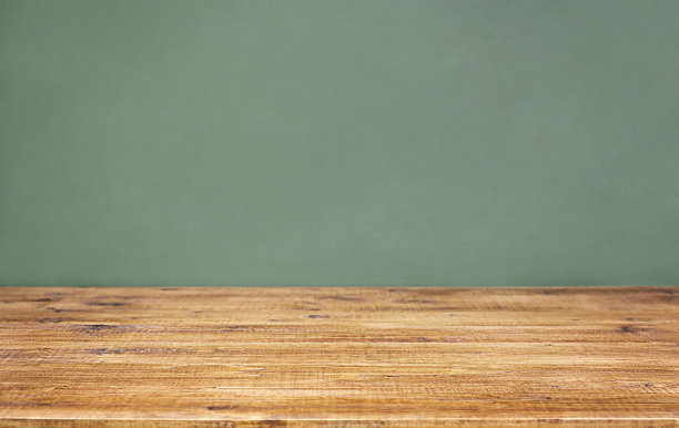 绿色背景上的木质纹理图片下载