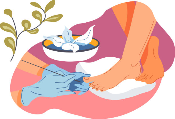 在水疗沙龙修脚，女性美容放松图片下载