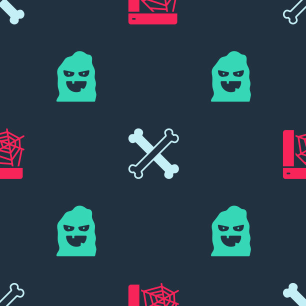 集蜘蛛网交叉骨骼和有趣和可怕图片下载