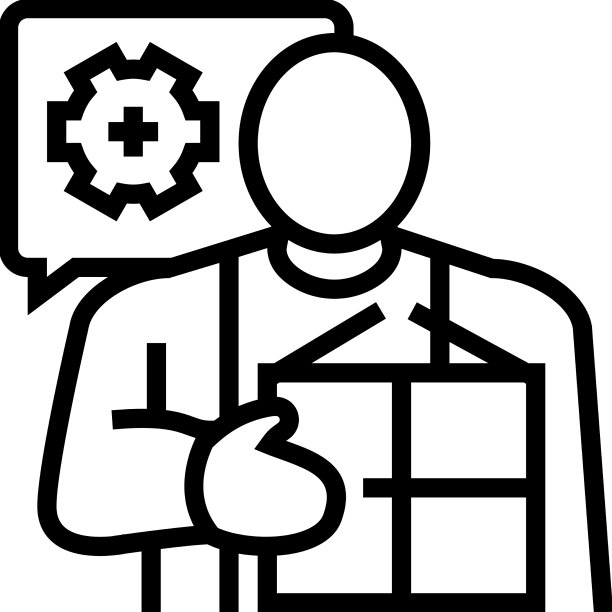 包装服务协调员线图标图片下载