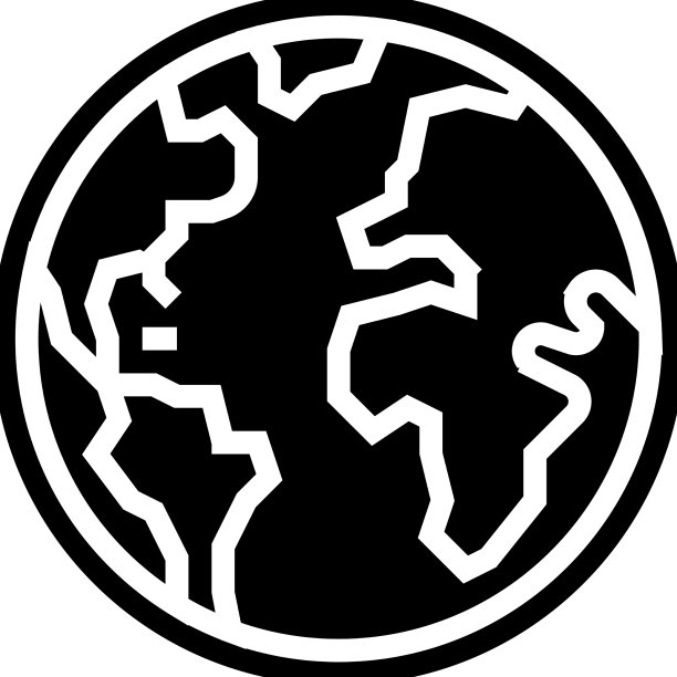 世界星球标志符号图标图片下载