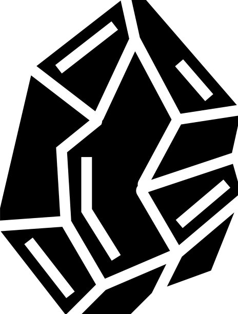 水晶魔法字形图标图片下载