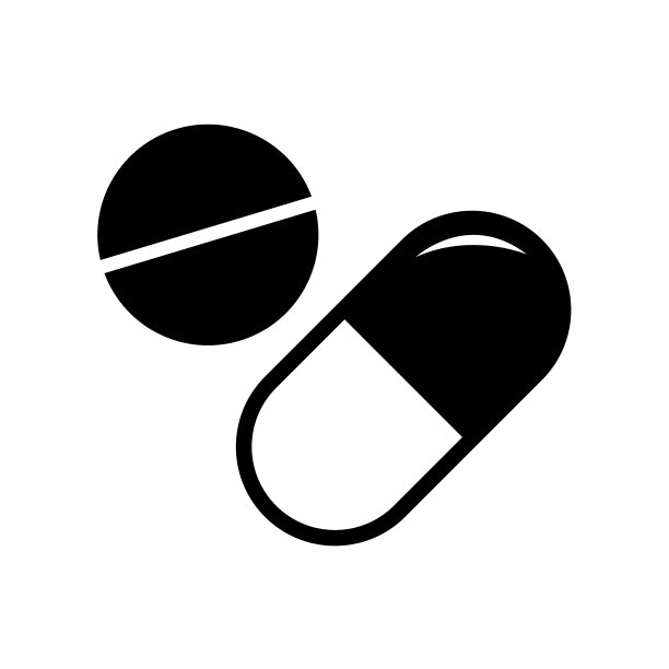 药丸图标扁平孤立符号图片下载