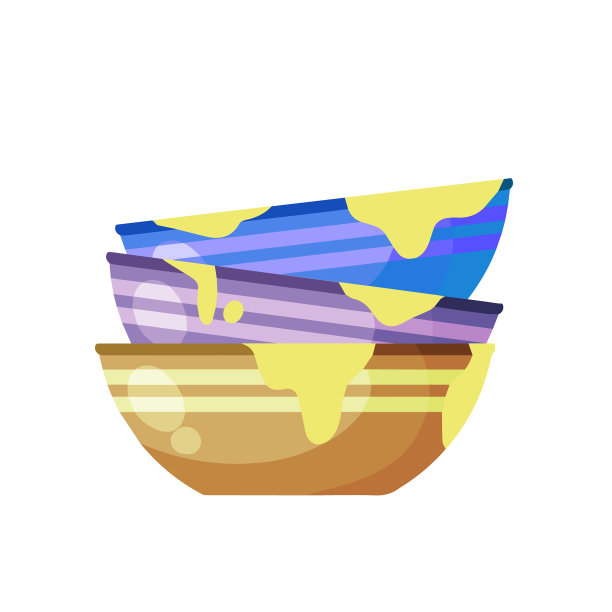 一堆脏盘子图片下载