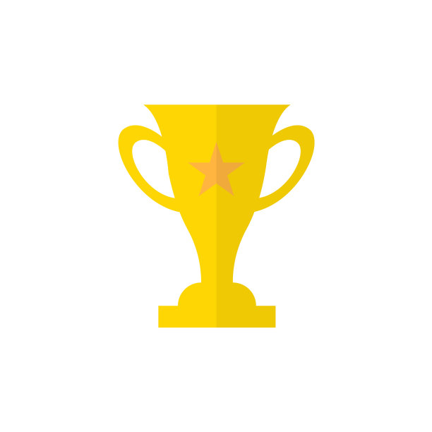 奖杯明星图标-金奖孤立奖图片下载