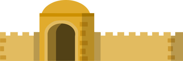 中东沙漠的阿拉伯泥屋图片下载