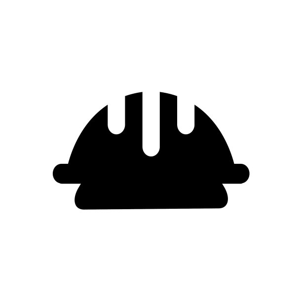 工人头盔工人安全充满图标现代图片下载