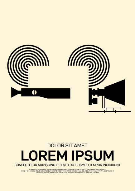 电影及电影海报设计模板背景图片下载