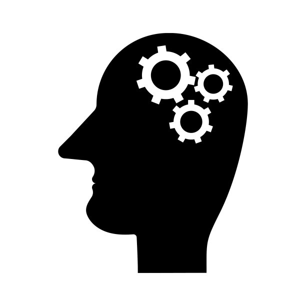 人类头部有思想的商业图标图片下载