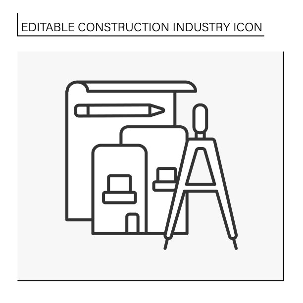 画线的图标图片下载