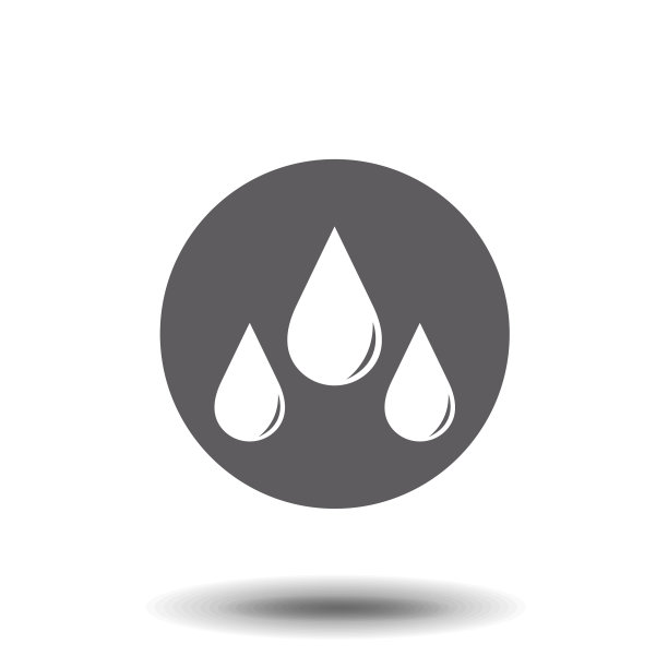 水滴溅水图标油血标志图片下载