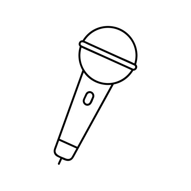 麦克风图标平图标单高质量图片下载