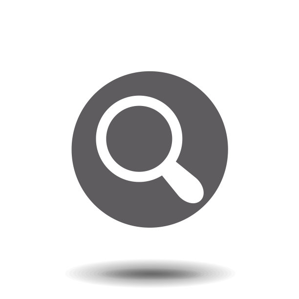 放大镜图标的平面放大镜图标为web图片下载