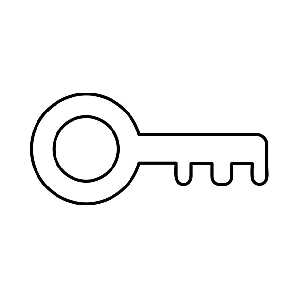 单键图标高品质轮廓符号图片下载