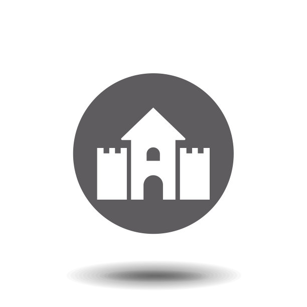 轮廓图标城堡图片下载