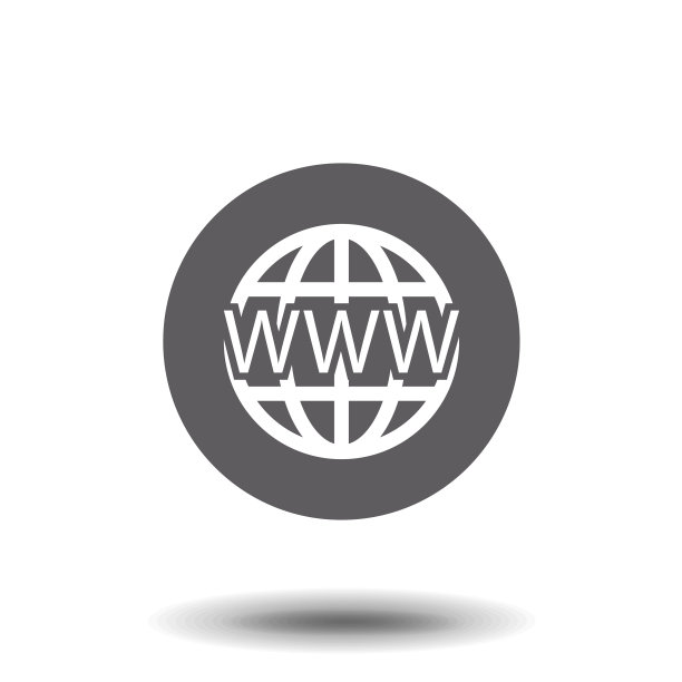 点击进入网站或互联网线艺术图标图片下载