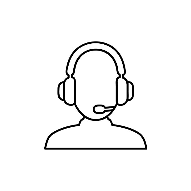 细线热线图标问UI技术概念图片下载