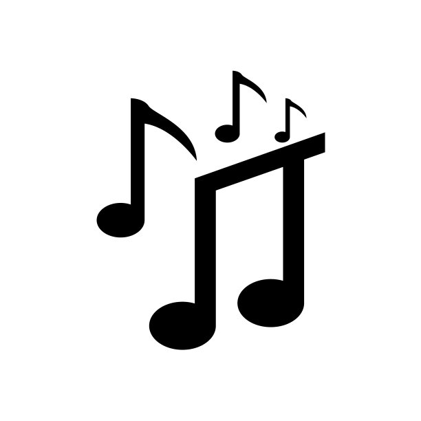 音乐图标扁平设计图片下载