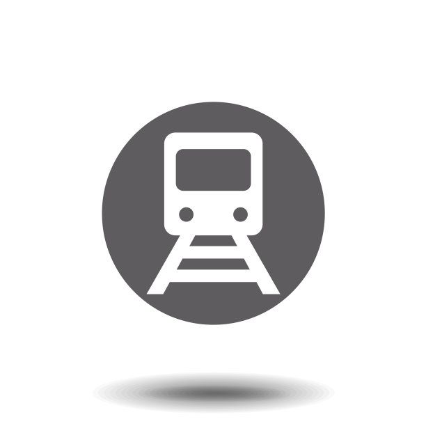 火车图标上的白色背景运输图片下载