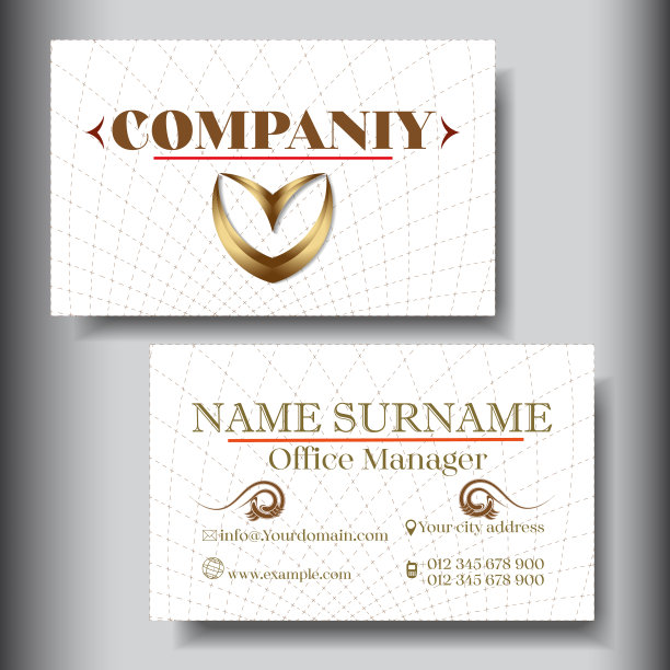 现代名片模板设计图片下载