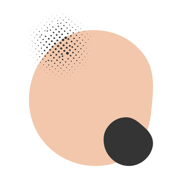 白色背景上的抽象形状物体图片下载