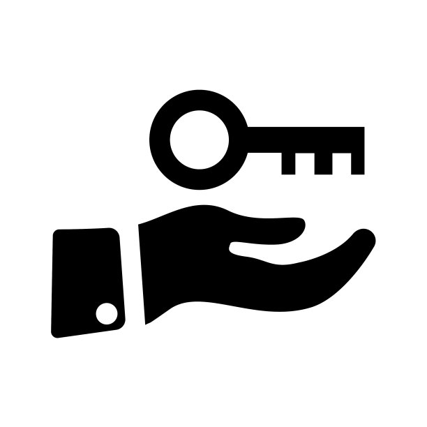 手与键图标隔离图片下载