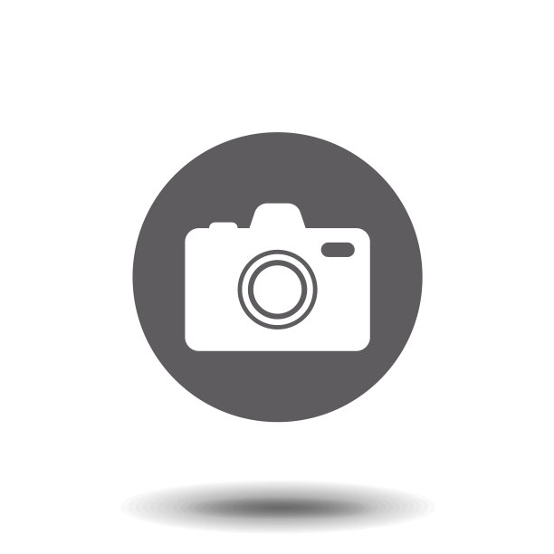 相机图标平面照片相机孤立现代图片下载