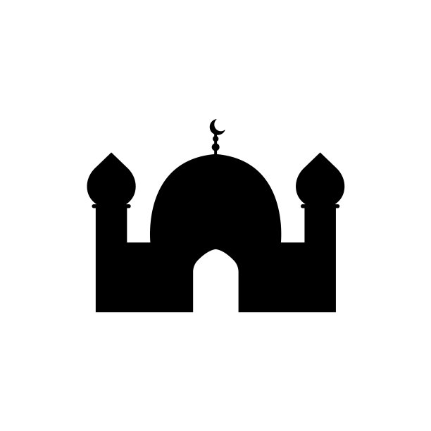 伊斯兰模板模板图案白色清真寺图片下载